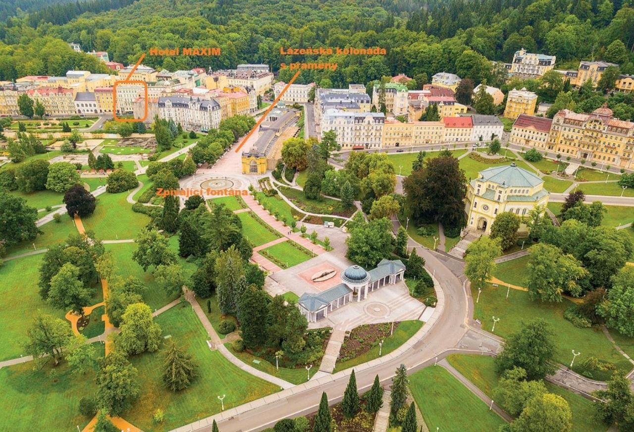 Hotel Maxim Mariánské Lázně Esterno foto